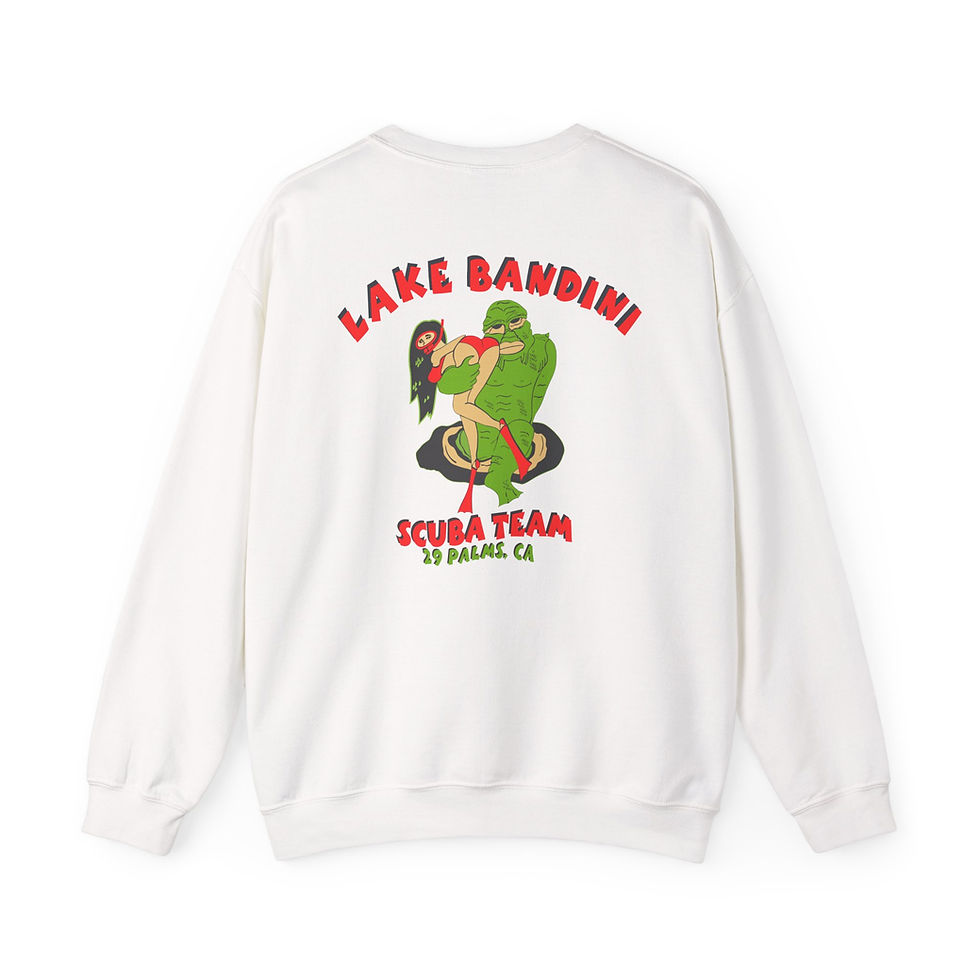 Thumbnail: Lake Bandini Scuba Team (Get Wet Scuba) Unisex Heavy Blend™ Crewneck Sweatshirt