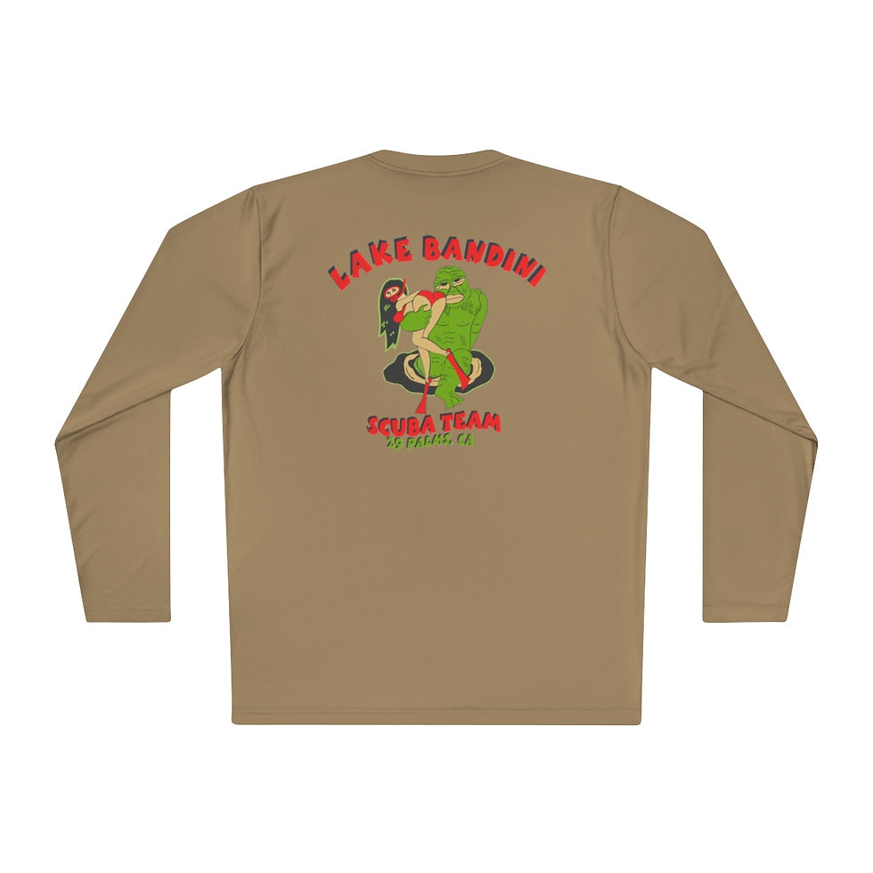 Thumbnail: Lake Bandini Scuba Team (Get Wet Scuba) Unisex Lightweight Long Sleeve Tee