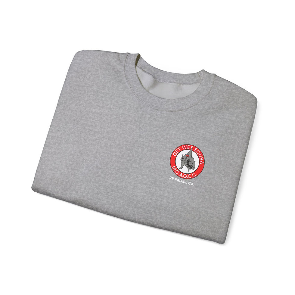 Thumbnail: Lake Bandini Scuba Team (Get Wet Scuba) Unisex Heavy Blend™ Crewneck Sweatshirt