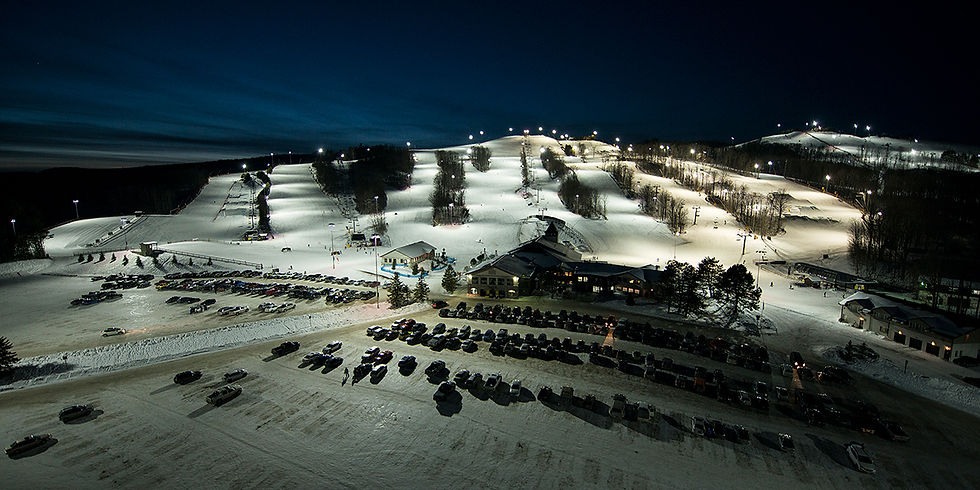 a beautiful night scenery of Mount St. Louis Moonstone