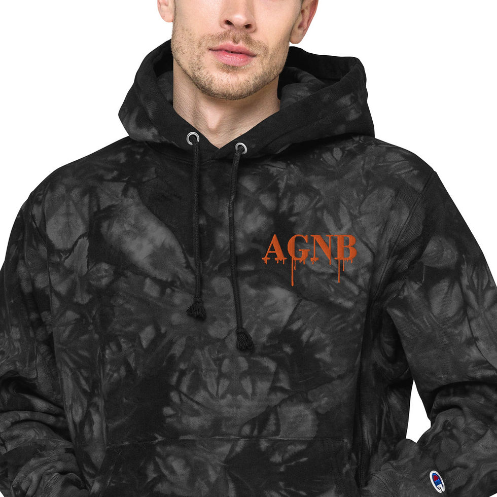 Miniatura: AGNB (DRIP) Unisex Champion tie-dye hoodie