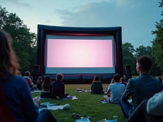 Enjoy Movies Outside with Inflatable Outdoor Screens