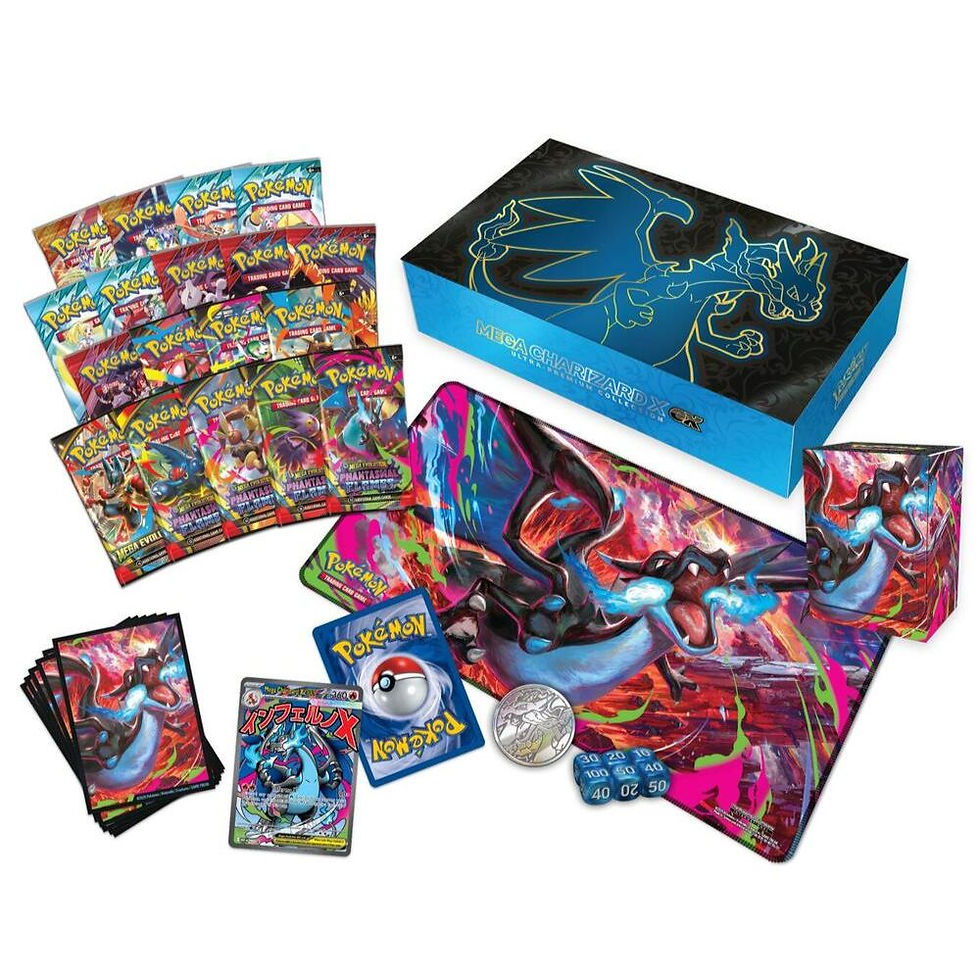 Thumbnail: Pokemon Mega Charizard X ex Ultra Premium Collection - Contents