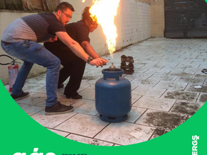 Você sabe como agir em caso de vazamento de gás, com fogo?