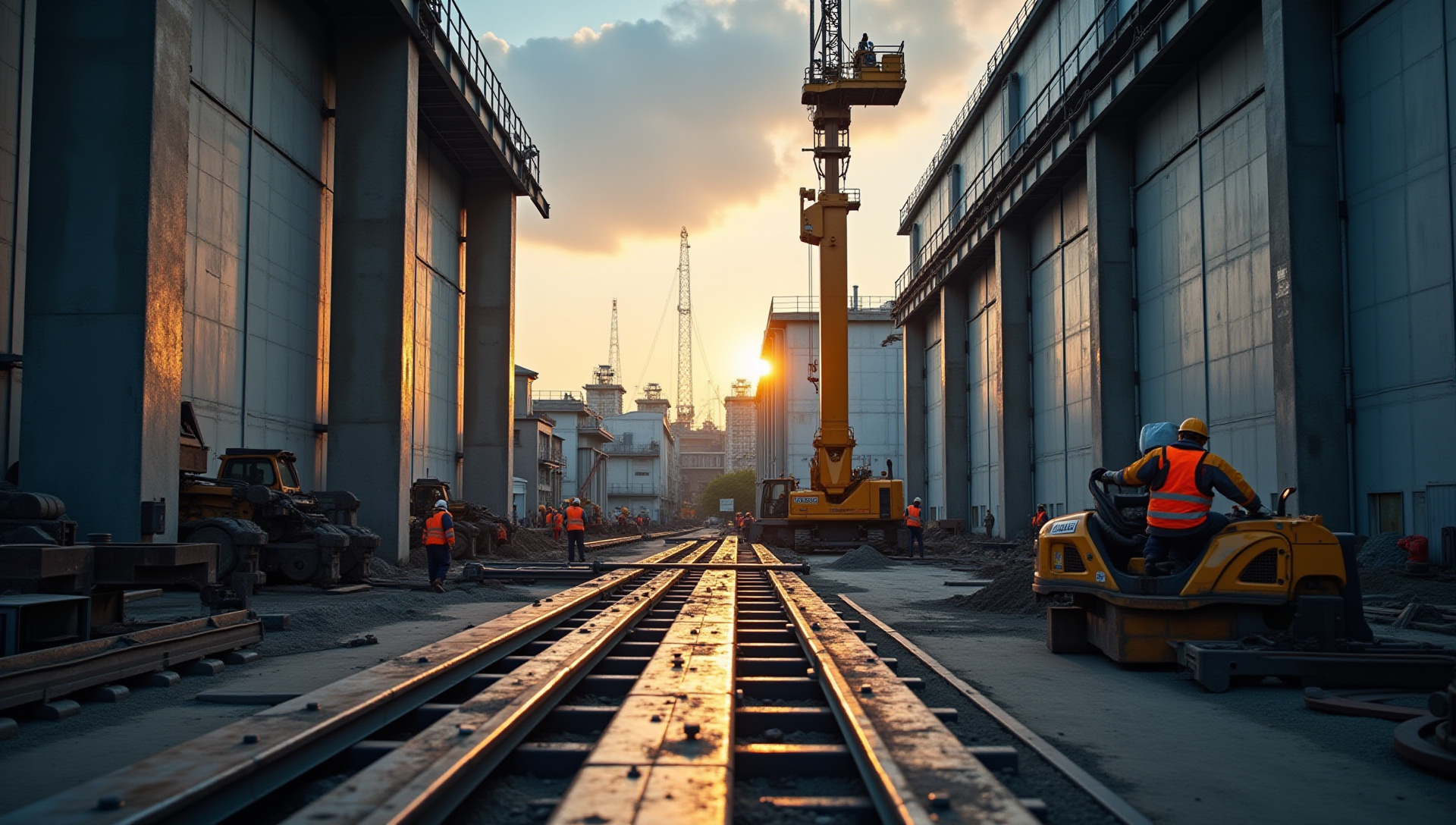 Construction site banner