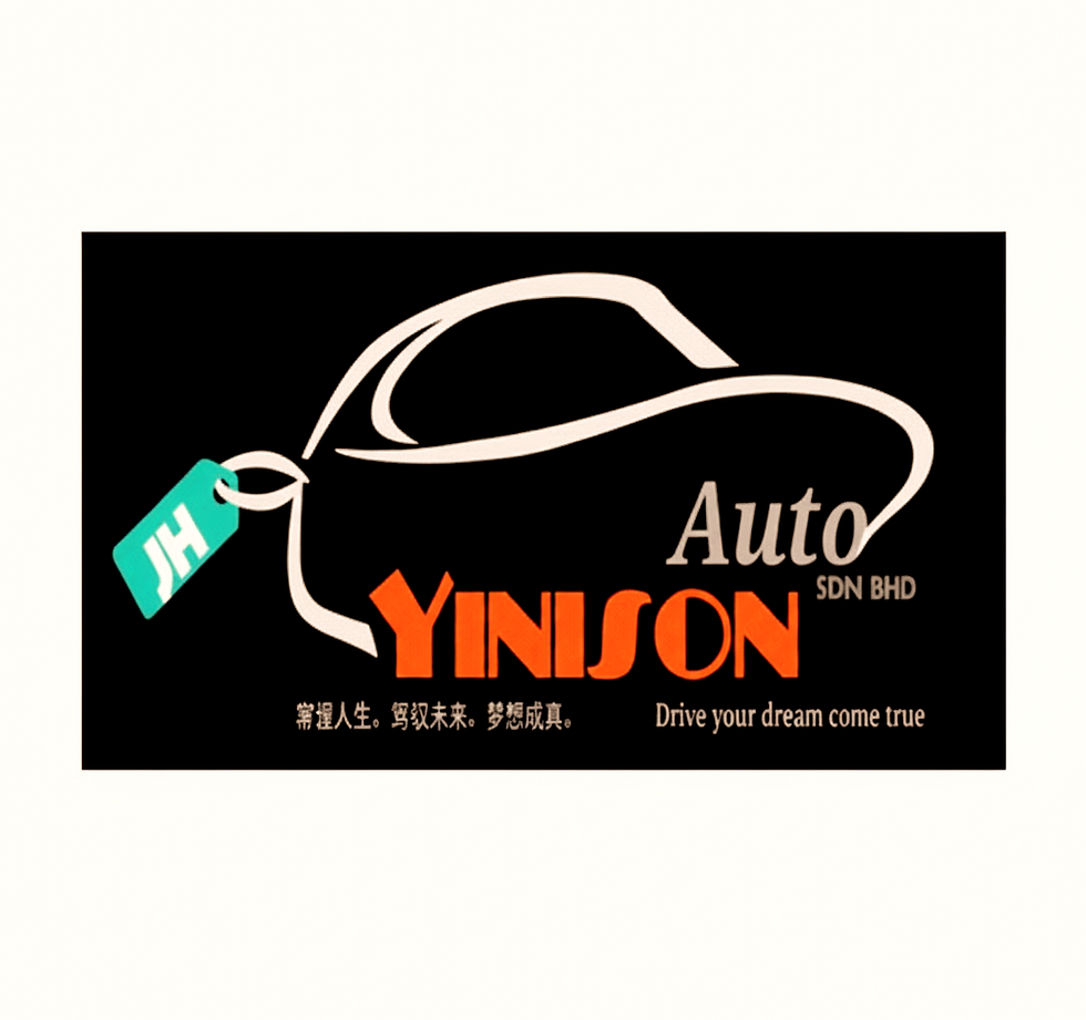 Yinison Auto Sdn Bhd logo with car outline and JH tag