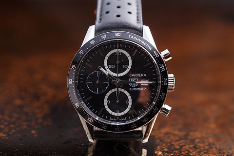【ジャンク品相当】TAG Heuer Carrera 自動巻き CV2010 TAG HEUER CARRERA CV2010 BLACK CHRONOGRAPH CAL.16 MENS