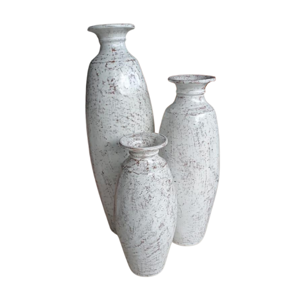 Thumbnail: A Set of 3 Big Earth Lombok Pot