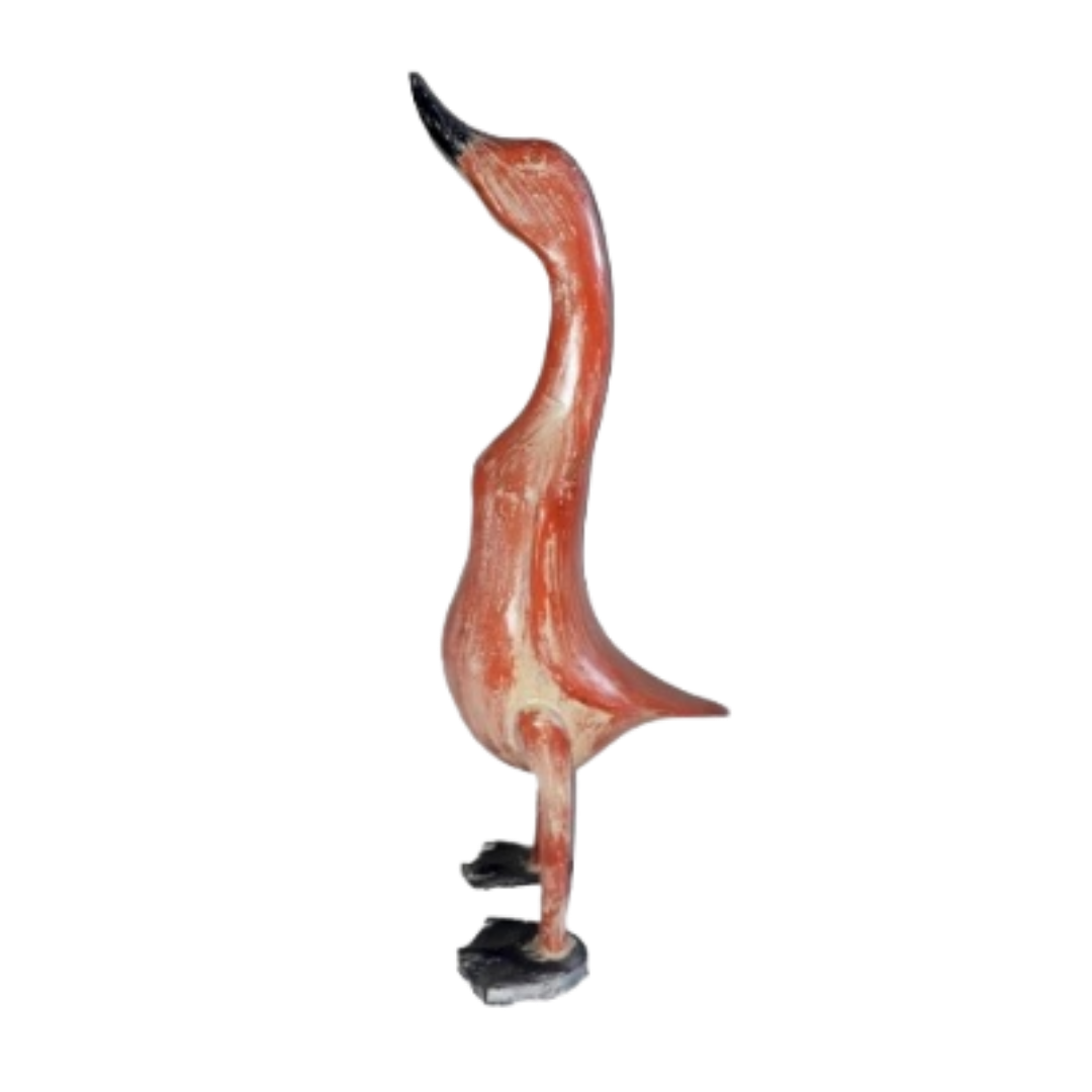 Peach Naked Wooden Duck