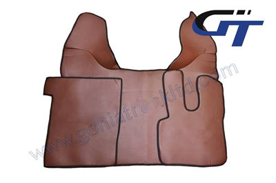 Thumbnail: Daf XF 106 model 2014+ 'smooth eco leather" engine cover & floor mats set