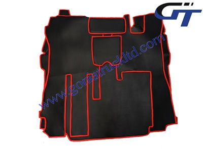 Thumbnail: Scania R 2010-13 "smooth eco leather" engine cover & floor mats set