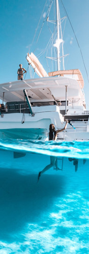 cabin yacht charter aboard catamaran