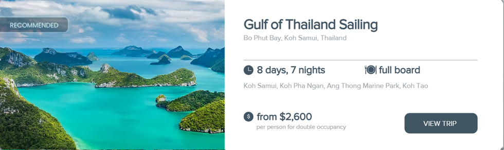 cabin yacht charter Thailand Koh Samui