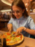Gluten-free pizza is her favorite! Photo credit: @celiachia_invaligia