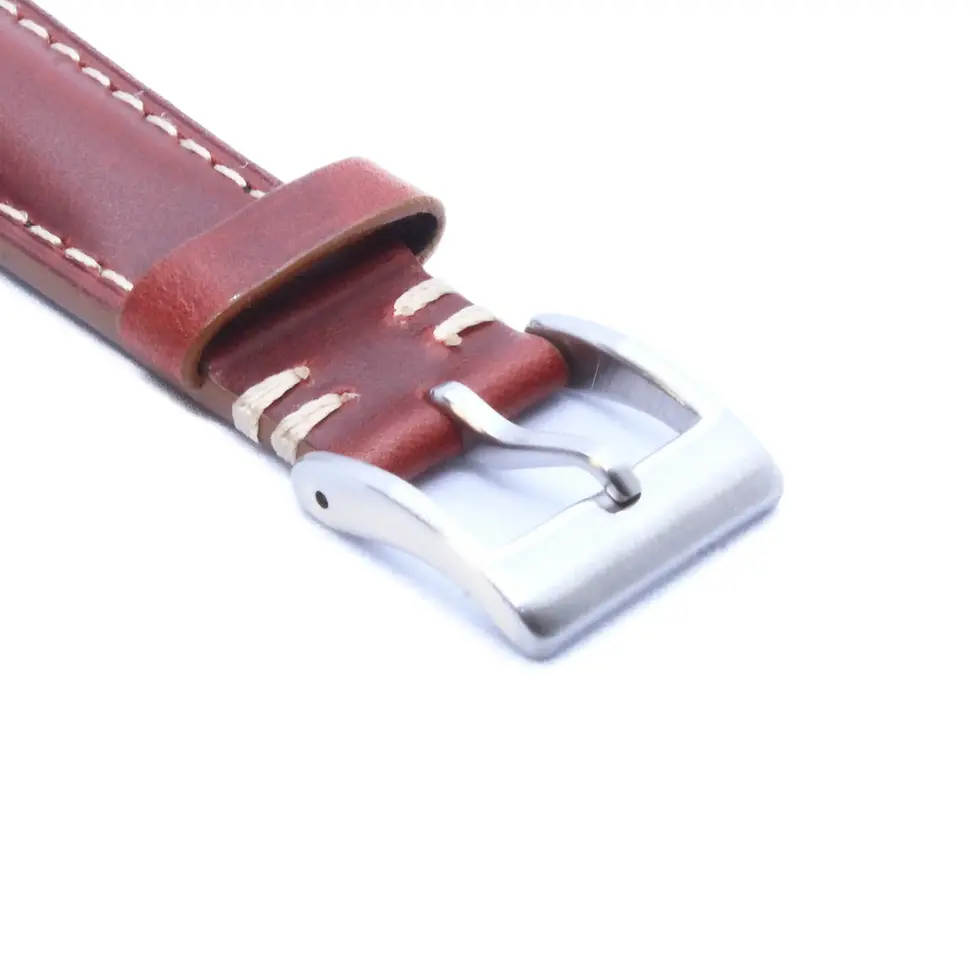 Thumbnail: Cordovan Leather Watch Strap (Red)