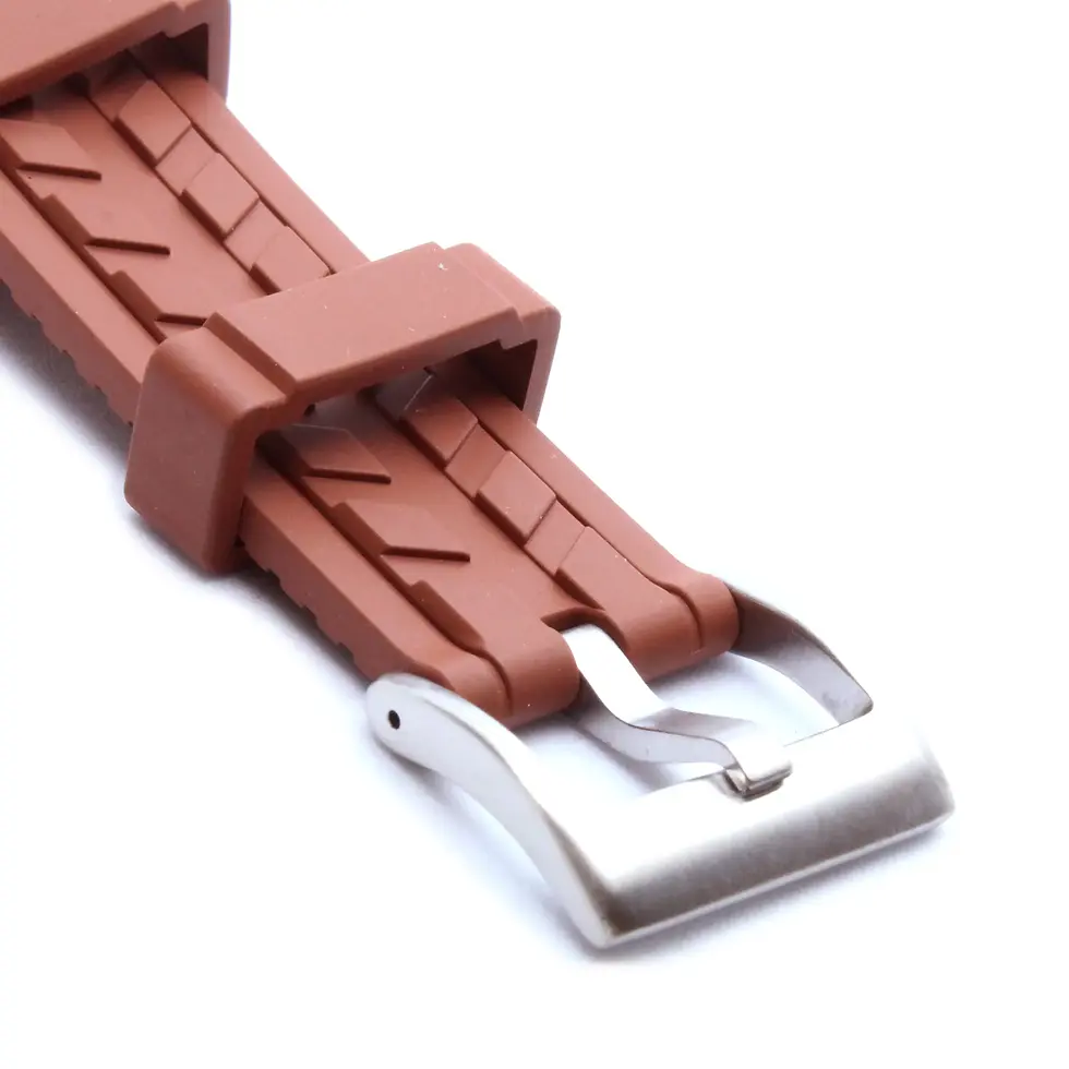 Thumbnail: FKM Rubble Tread Watch Strap (Brown)