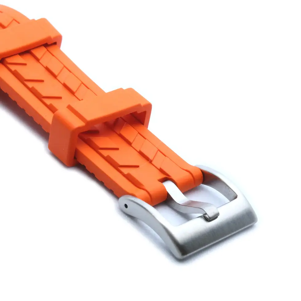 Thumbnail: FKM Rubble Tread Watch Strap (Orange)