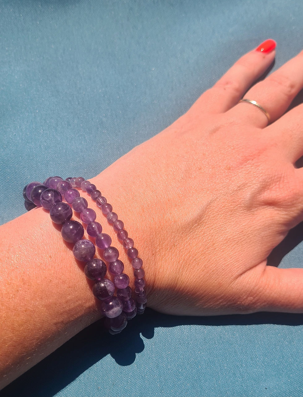 Bracelet Améthyste "Bien-être"