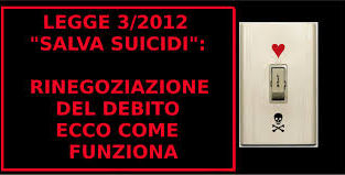 Il sovraindebitamento o legge salva suicidi
