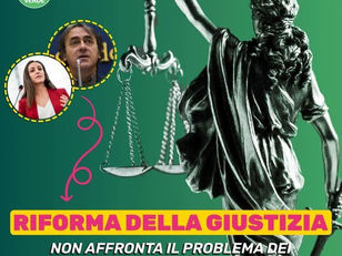 RIFORMA GIUSTIZIA: AMBIENTE ASSENTE