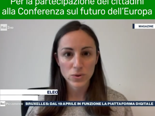 PARTE LA PIATTAFORMA DIGITALE, PER LA PARTECIPAZIONE ALLA CONFERENZA SUL FUTURO DELL’EU