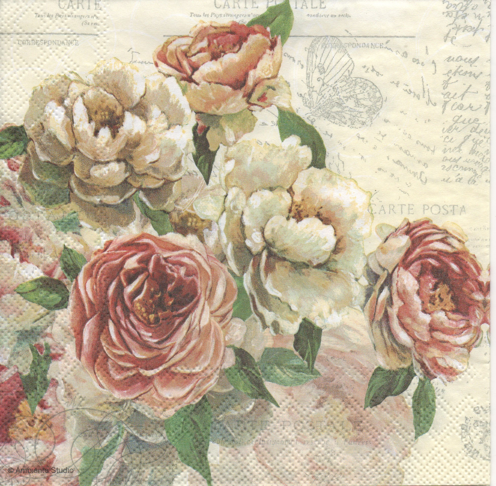 Napkins N872 Lunch size 33x33cm