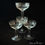 Thumbnail: Vintage Art Deco etched roses Coupé Champagne glasses