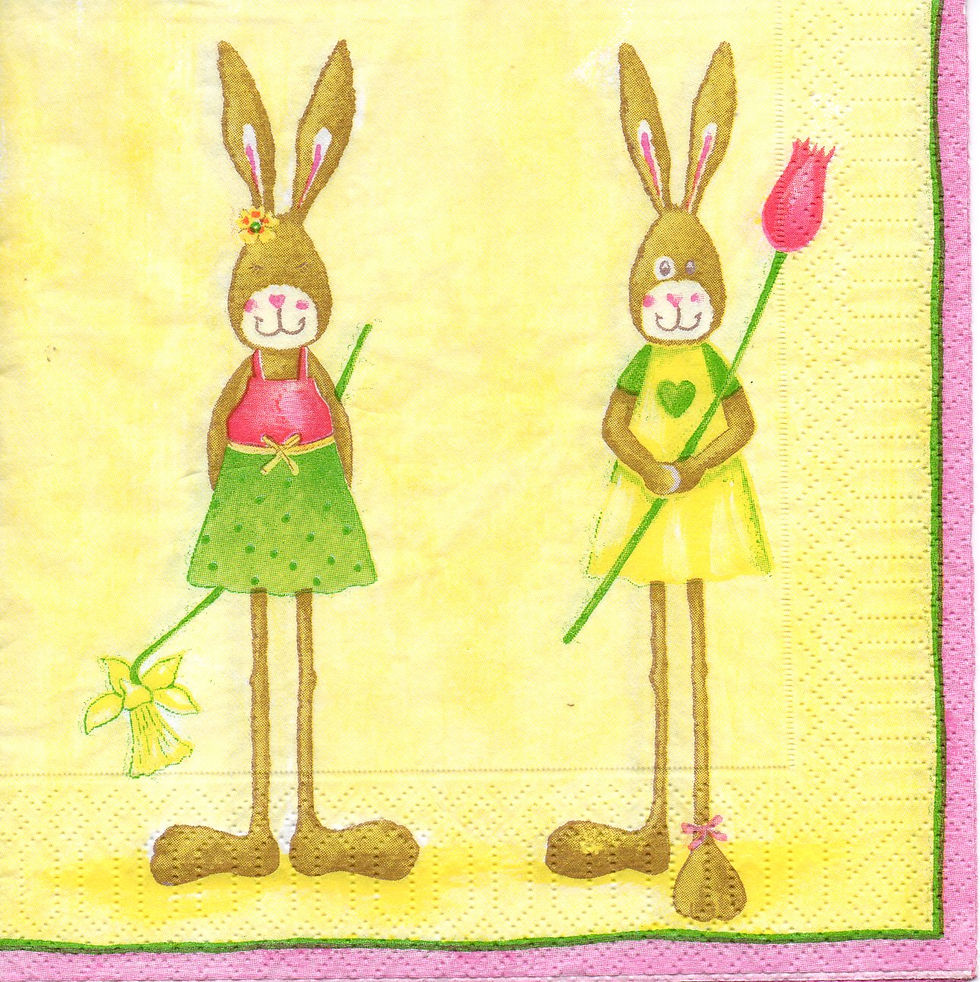 Napkins for decoupage Lunch size Easter