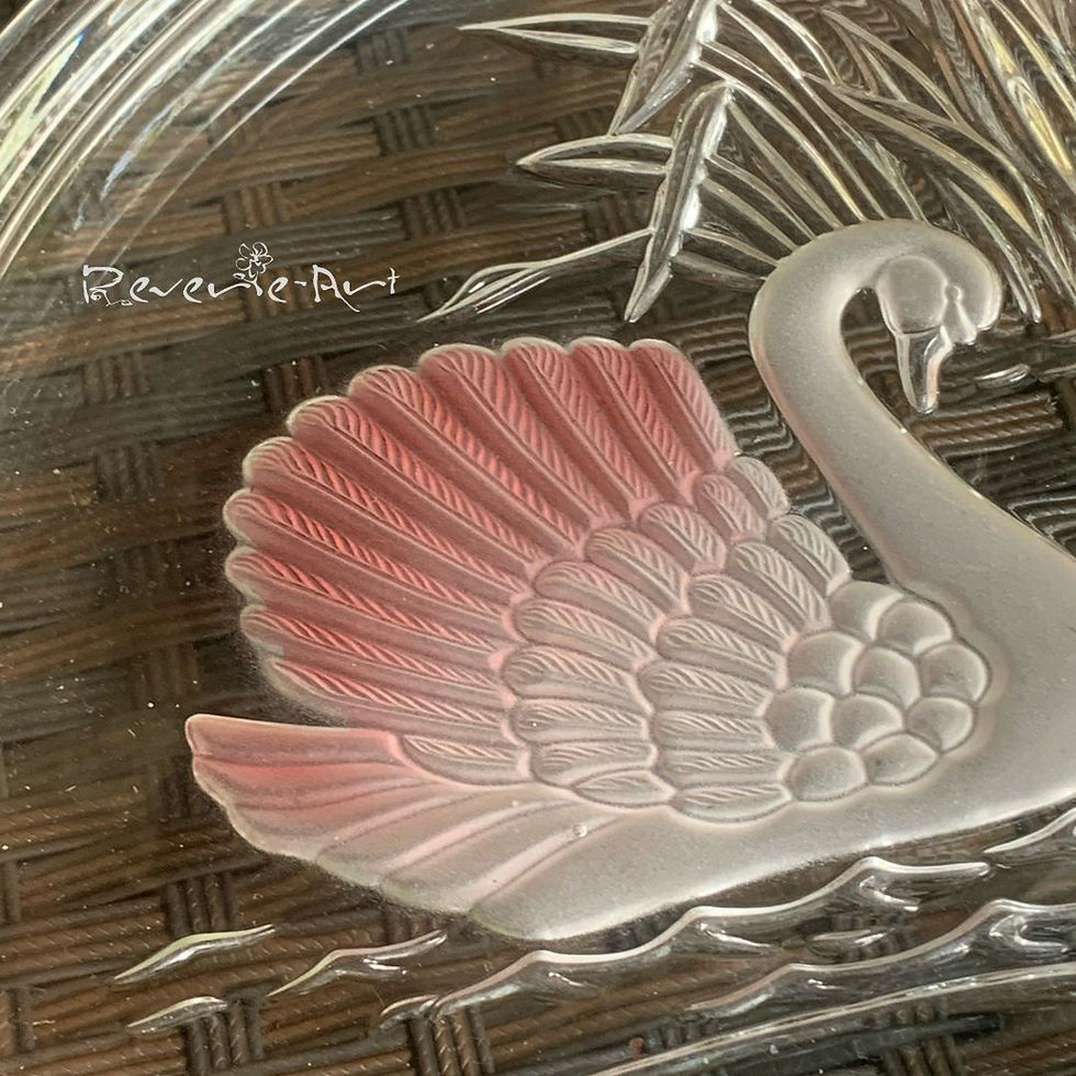 Thumbnail: Stunning Mikasa swan large cake serving tray