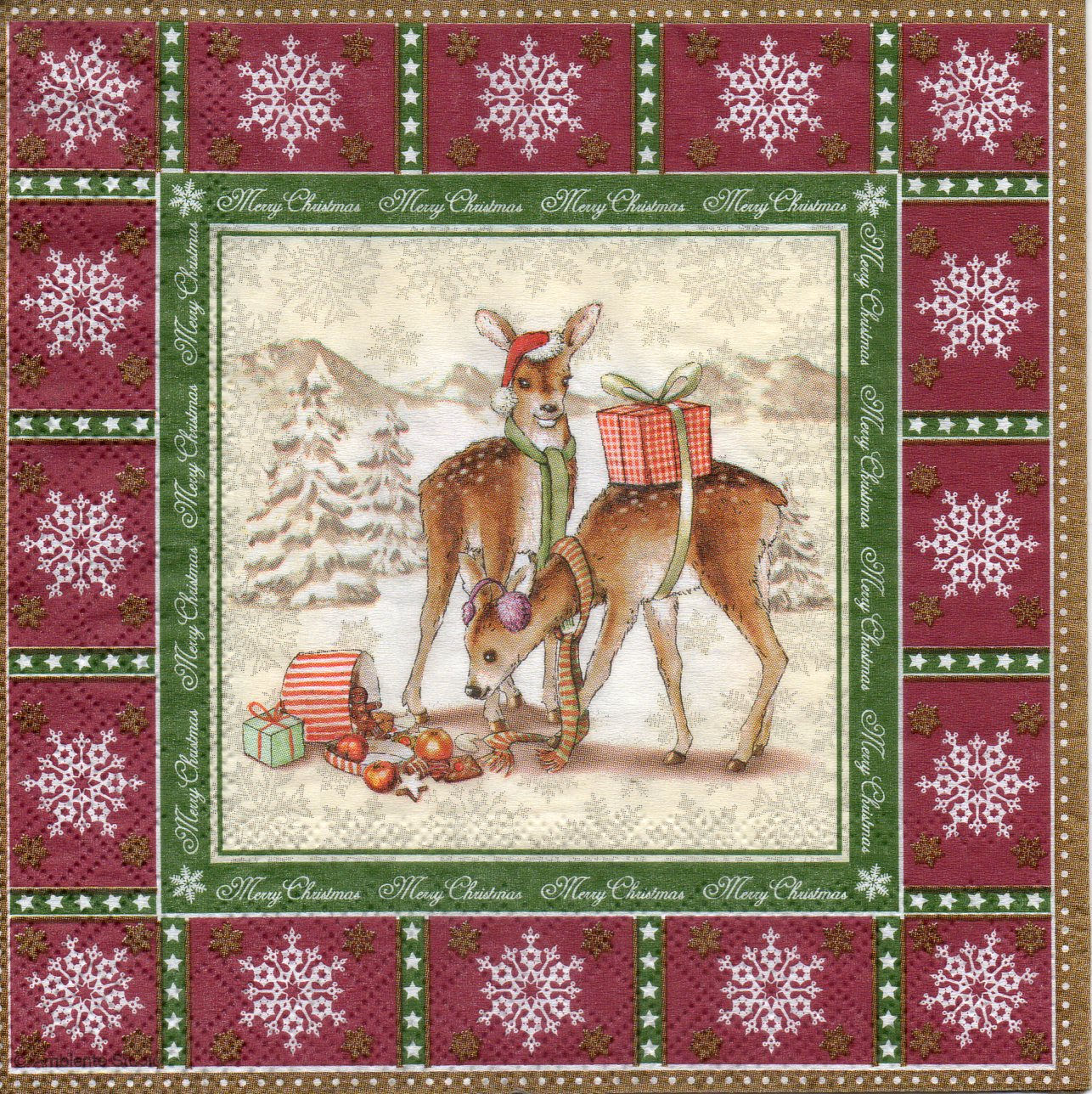 Napkins N468 Lunch size 33x33cm