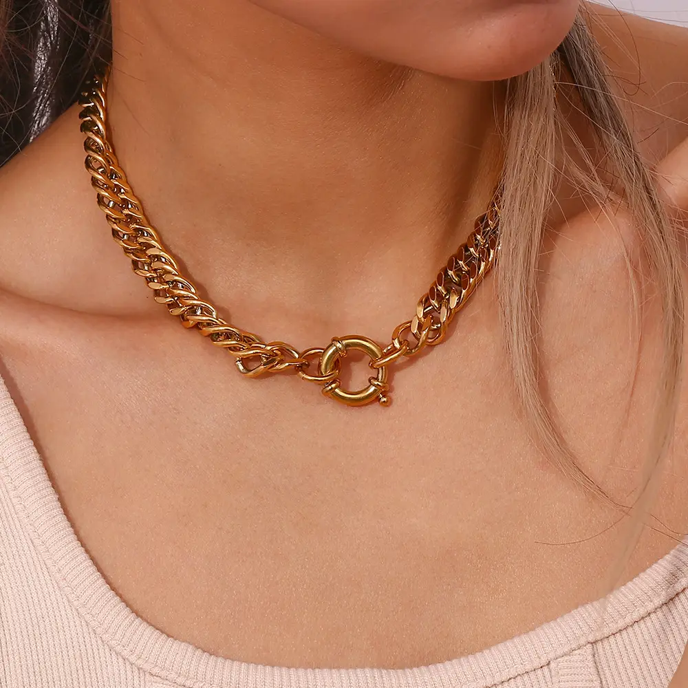 18k cuban 2024 link choker