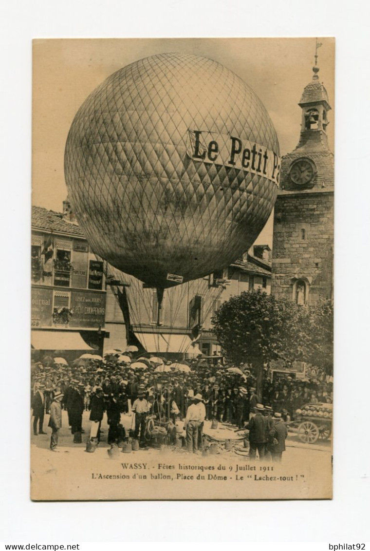 valeur carte postale ancienne ballon monté