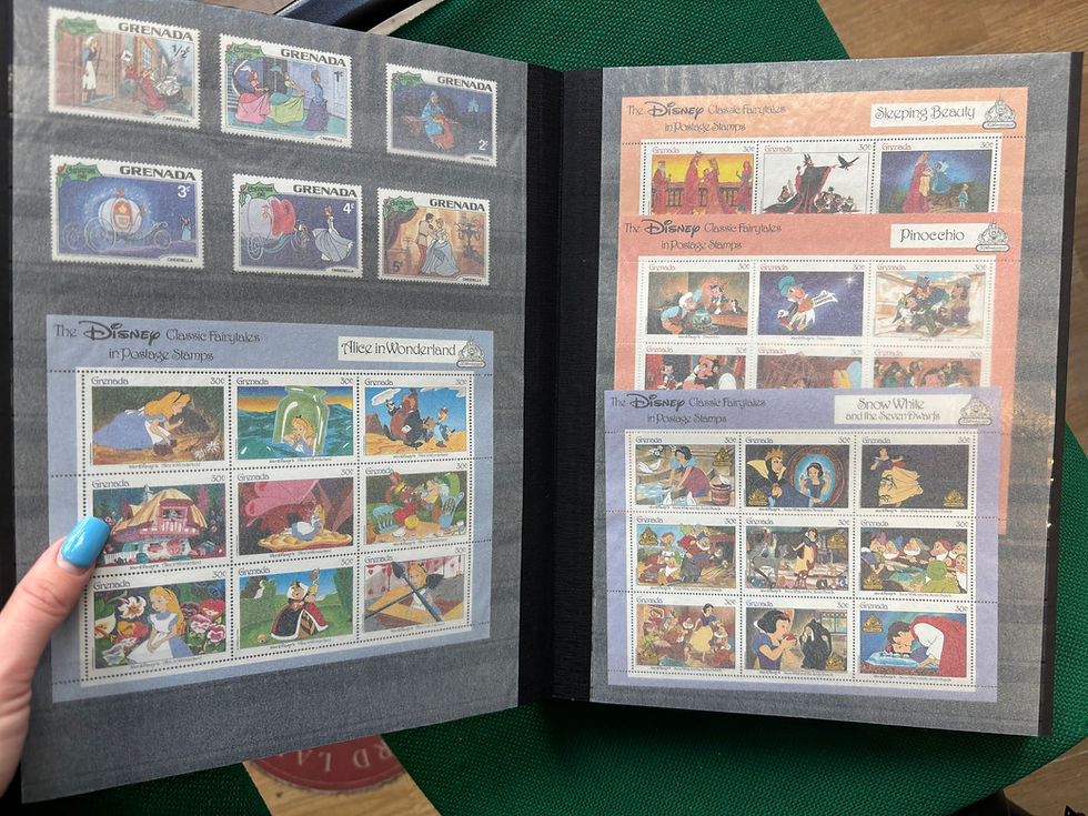 collection timbres thématiques Disney