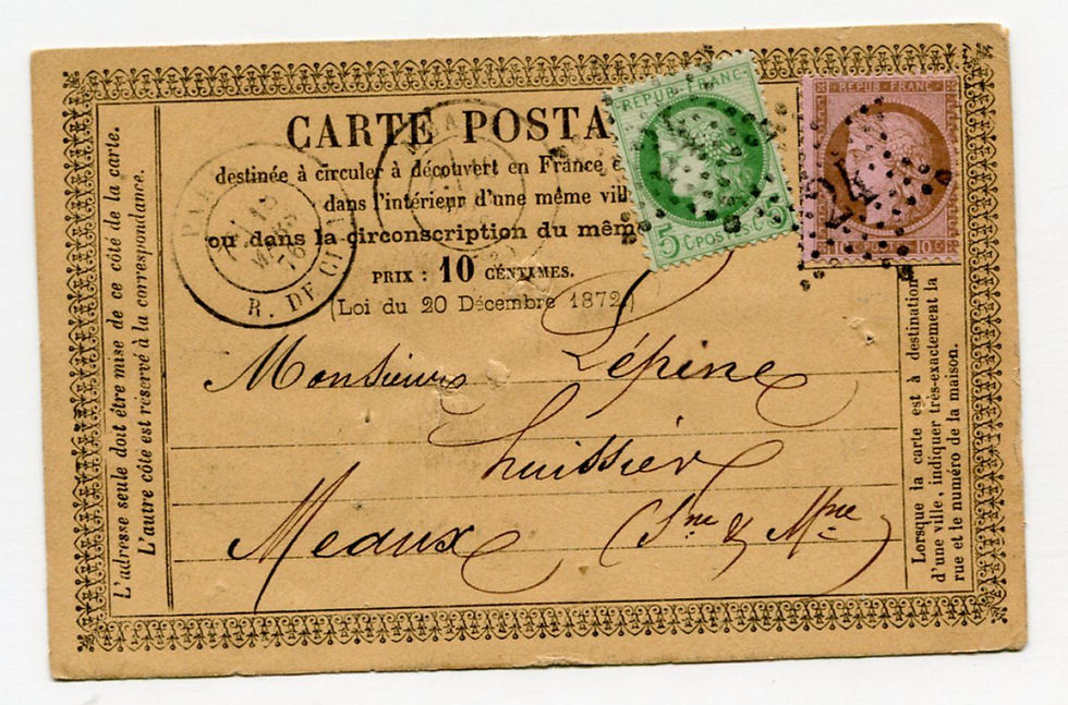 Les Oblitérations Étoiles de Paris : Un Collection au coeur de l’Histoire Philatélique