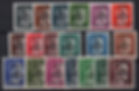 Timbres série libération sigmaringen signée calves
