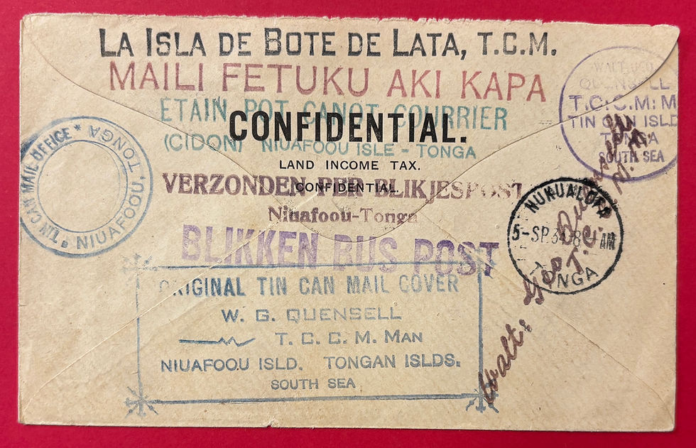 courrier Tin Can Mail