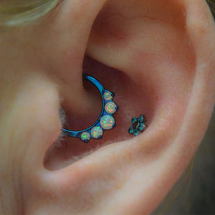 Daith Piercing Tallahassee Florida Industrial Strength APP Member Association of Professional Piercers Magnolia Tattoo Company