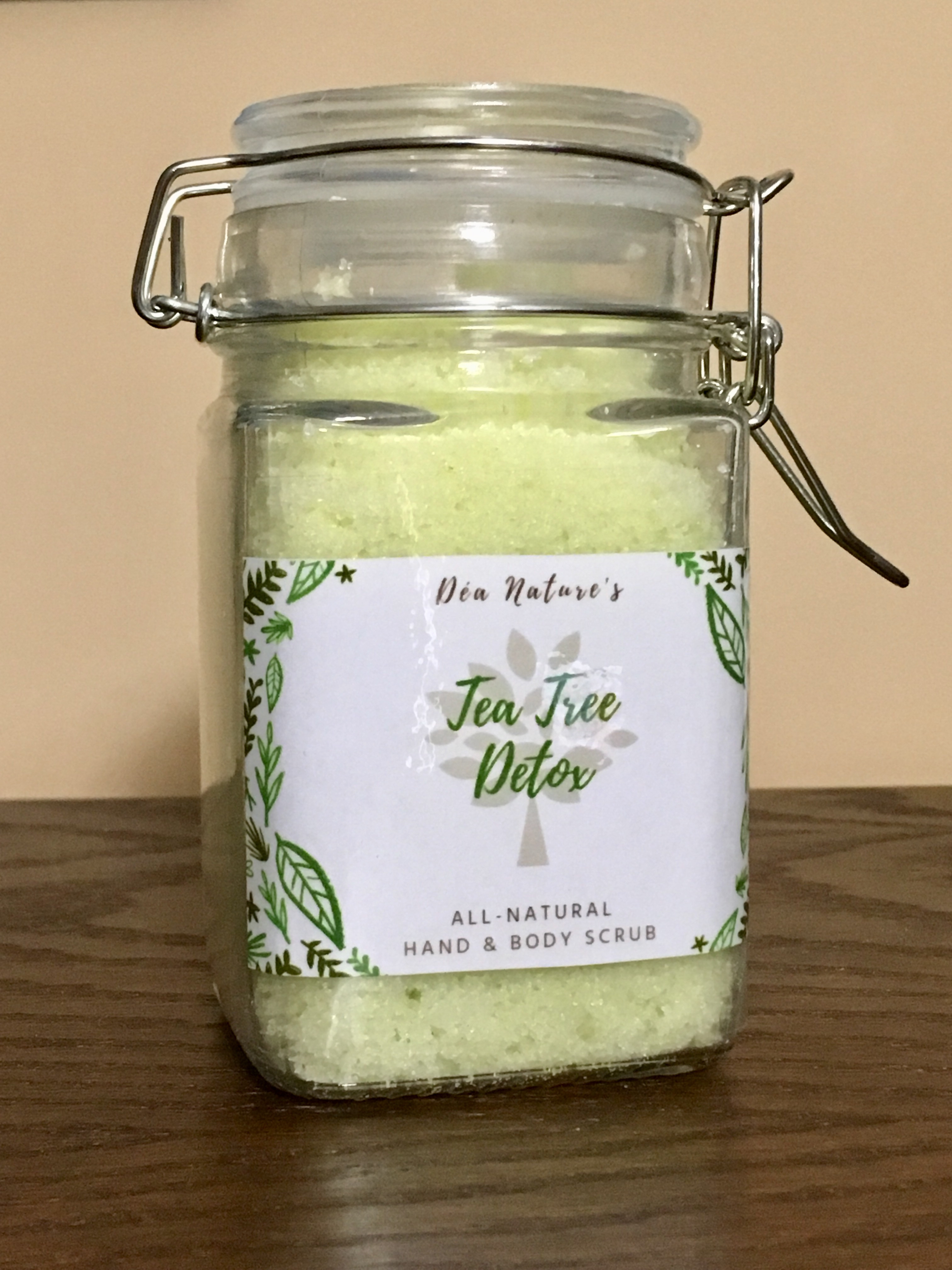 All Natural Hand & Body Scrub in Tea Tree Detox