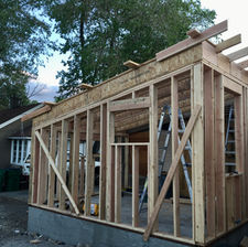 House addition framing