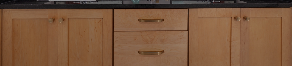 Cabinet refacing: new doors and drawer fronts.