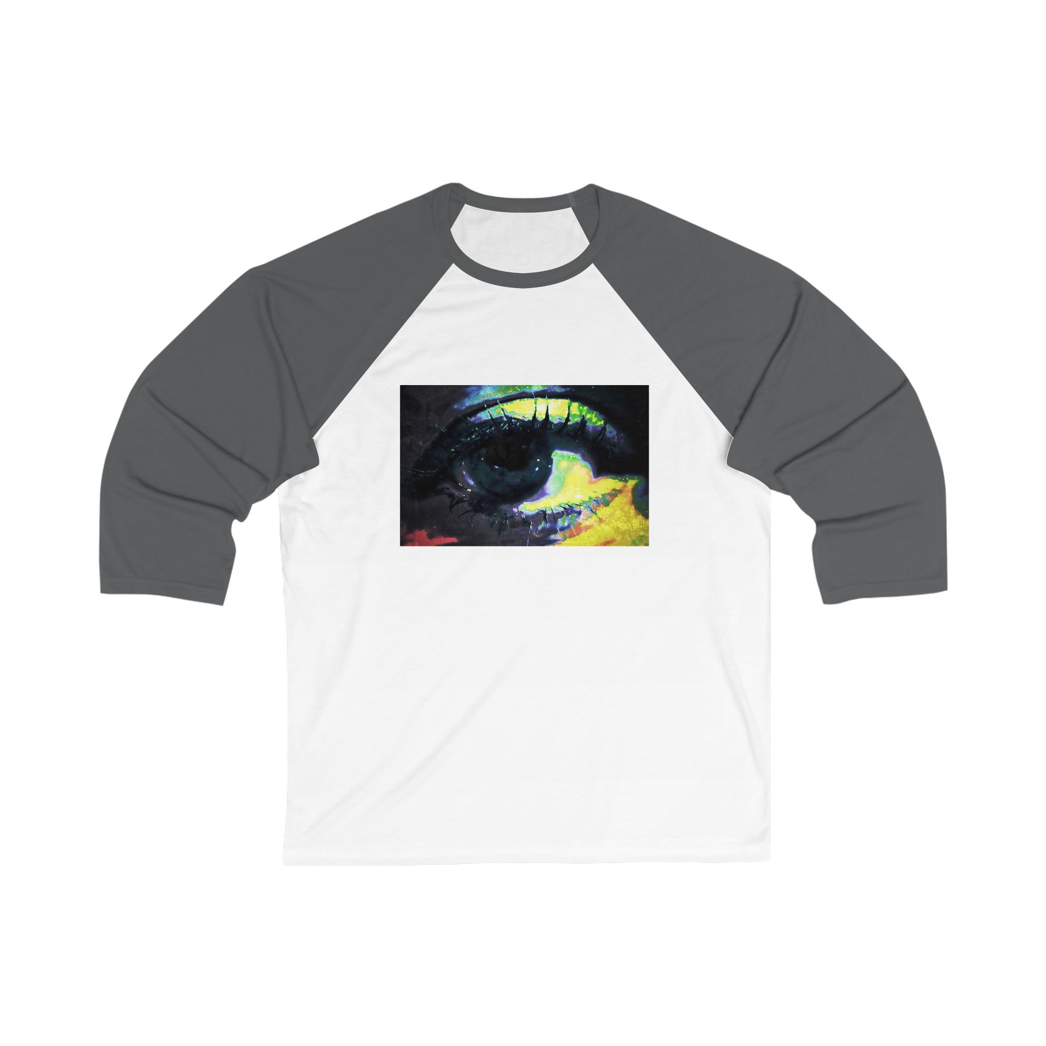 Angel Eye::Unisex 3/4 Sleeve Baseball Tee