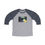 Thumbnail: Angel Eye Unisex Tri-Blend 3/4 Raglan Tee