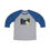 Thumbnail: Angel Eye Unisex Tri-Blend 3/4 Raglan Tee