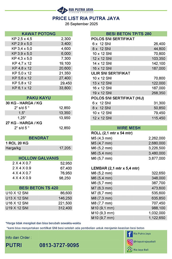 Harga besi bali terbaru hari ini.jpeg