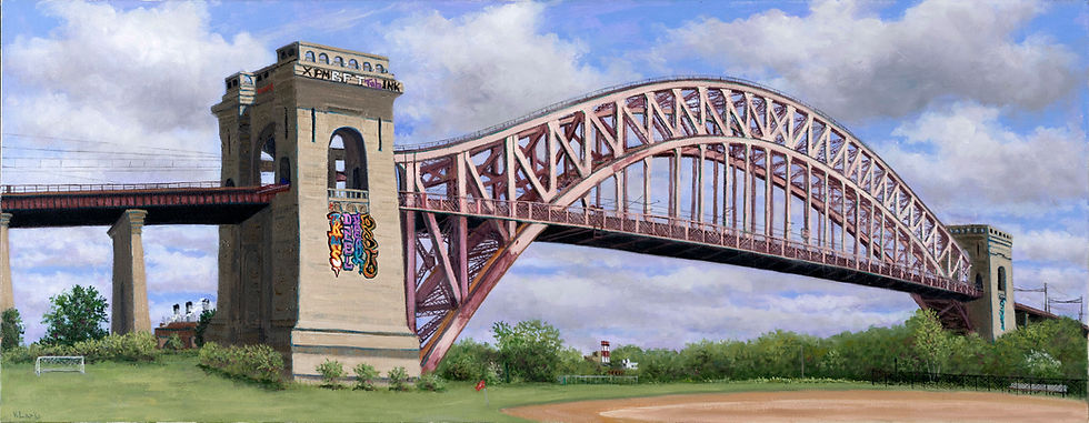 Hellgate Bridge, Randalls Island, NYC