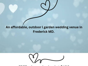 Book Your DREAM Wedding Soon at Prosperity Mansion and Farm for this Great Opportunity!
