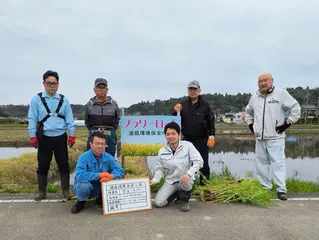 【農道の草刈りを実施しました】