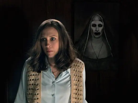 Vera Farmiga reprised her role as Lorraine Warren for the sequel. New Line Cinema