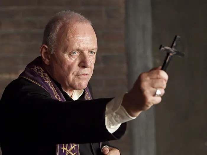 Anthony Hopkins in "The Rite." Warner Bros.