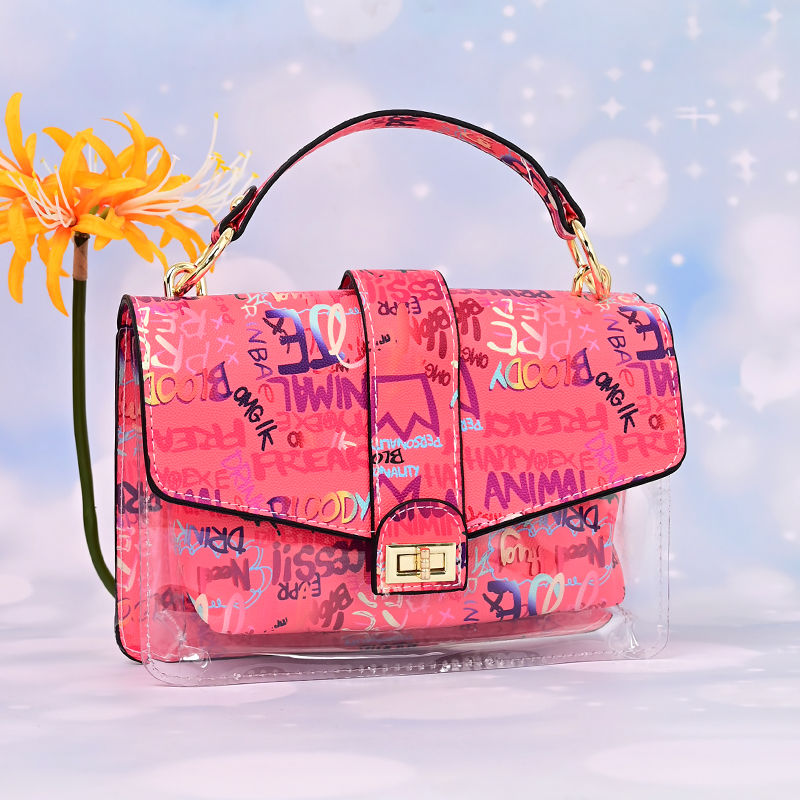 Thumbnail: Clear Rivet Mommy and Me Tote